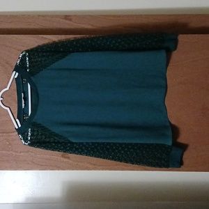 Loft lace sleeve top